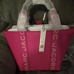 Marc Jacobs Set Bold Pink Crossbody Tote+wallet